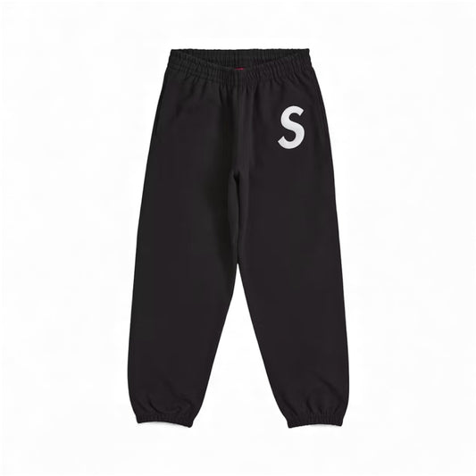 Supreme S Logo Sweatpants (FW25) Black