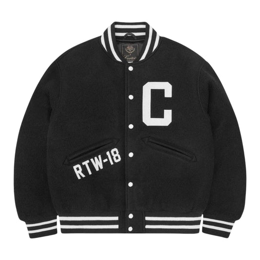 Jacket Varsity Corteiz Casentino Wool Black