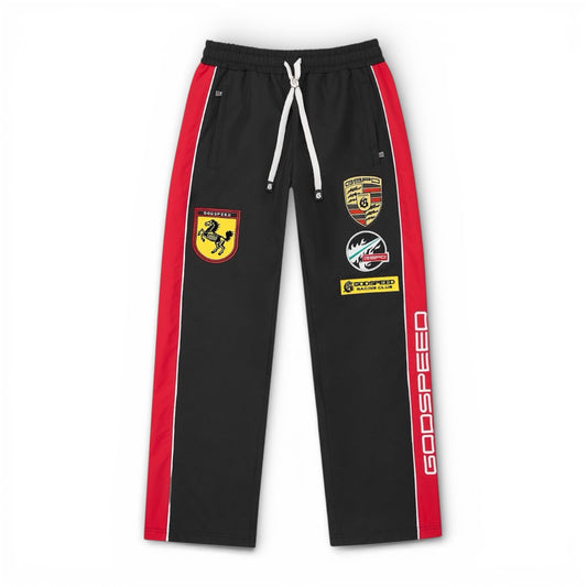 TrackPants Godspeed GRC Black/Red Boom