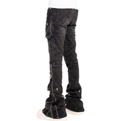 Denim GP Obsidian Black Coffin Arc Embellished