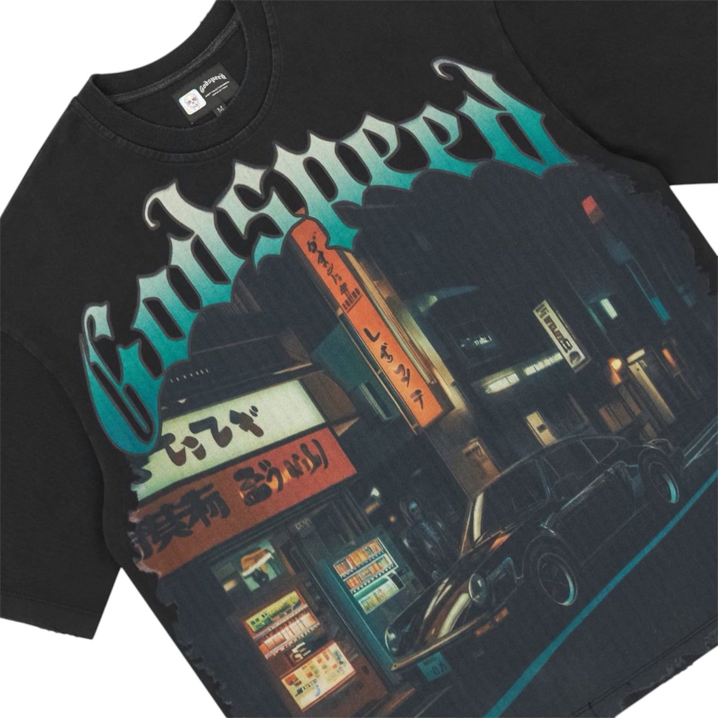 T-Shirt Godspeed Pit Stop Tokyo Black