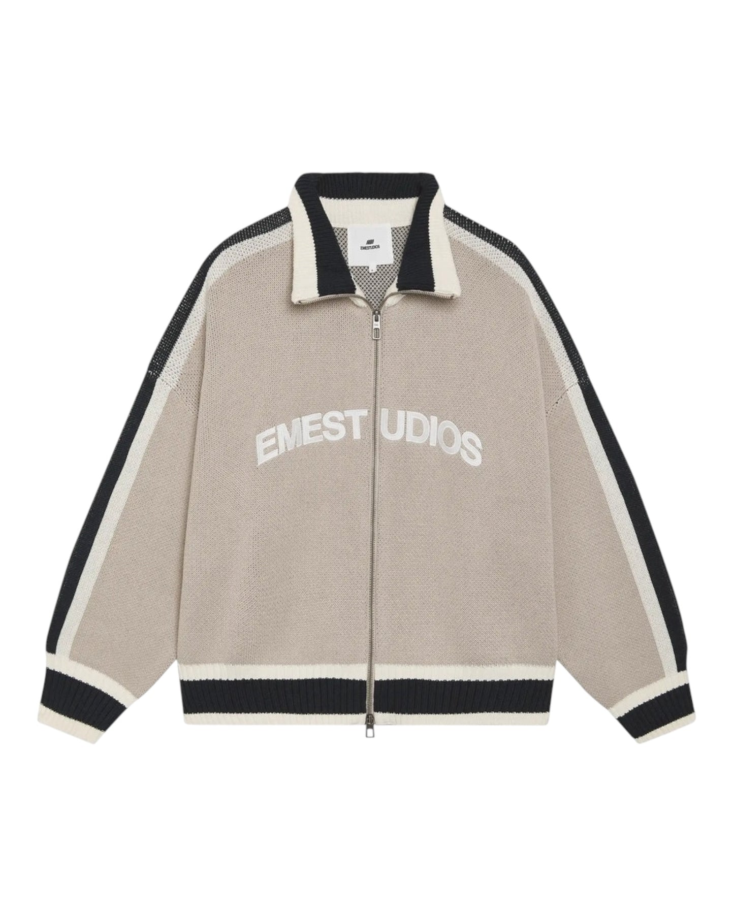 Eme Studios Echellor Off Sand Zipper Knit