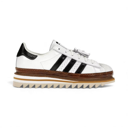 Adidas Superstar CLOT by Edison Chen White Crystal Sand