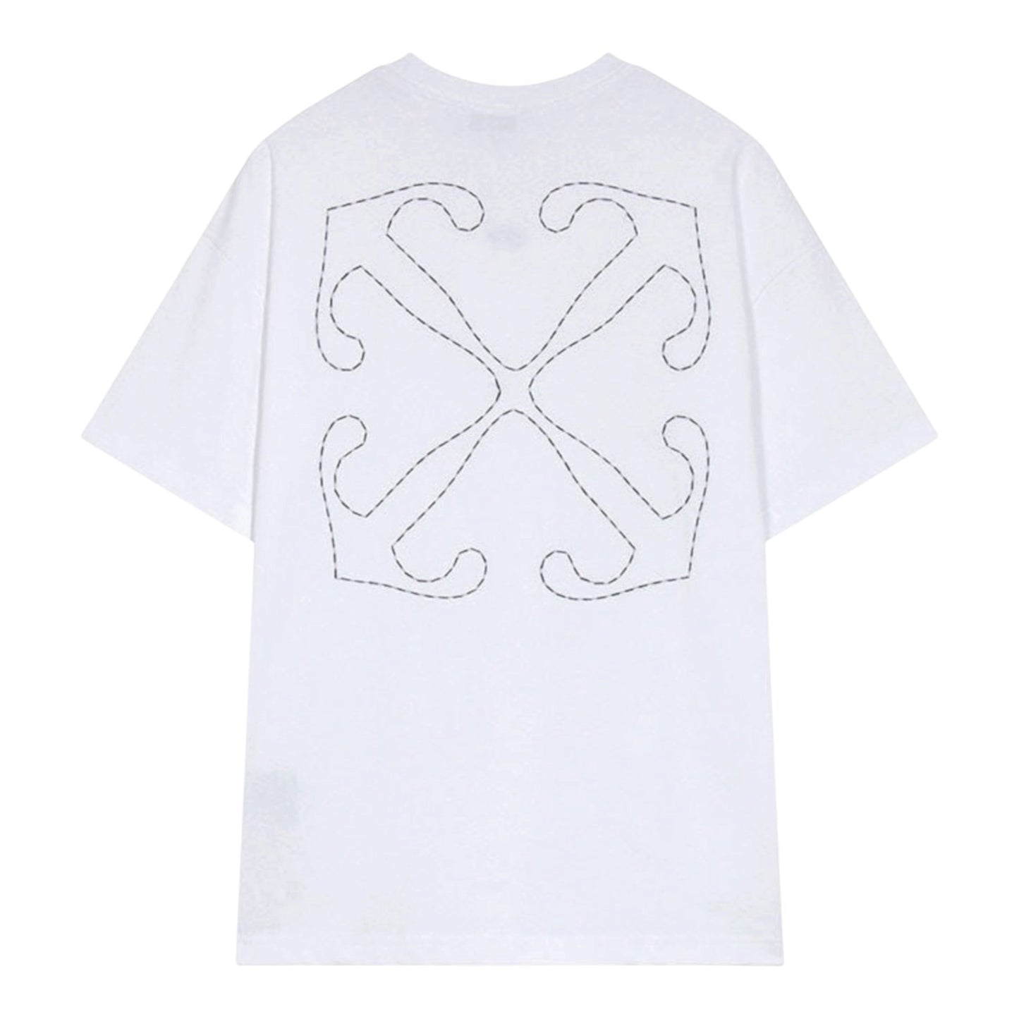 OFF-WHITE Back Embroidery T-shirt White