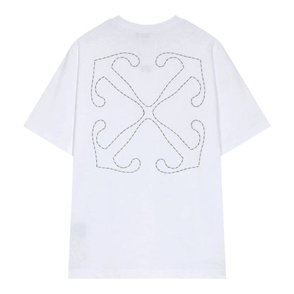 OFF-WHITE Back Embroidery T-shirt White