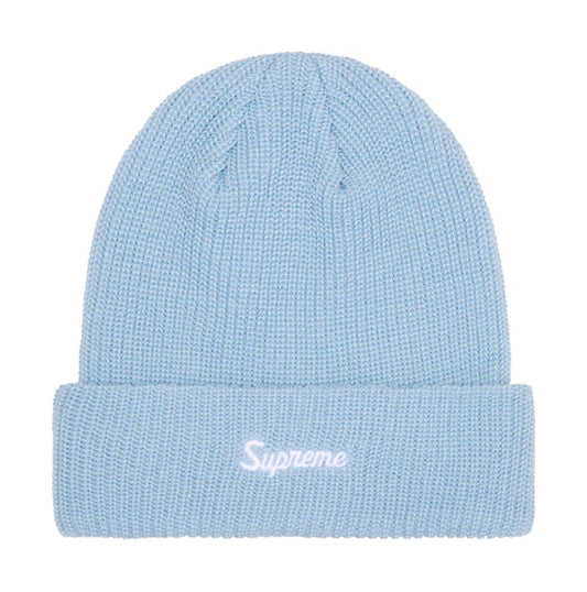 Supreme Loose Gauge Beanie Light Blue