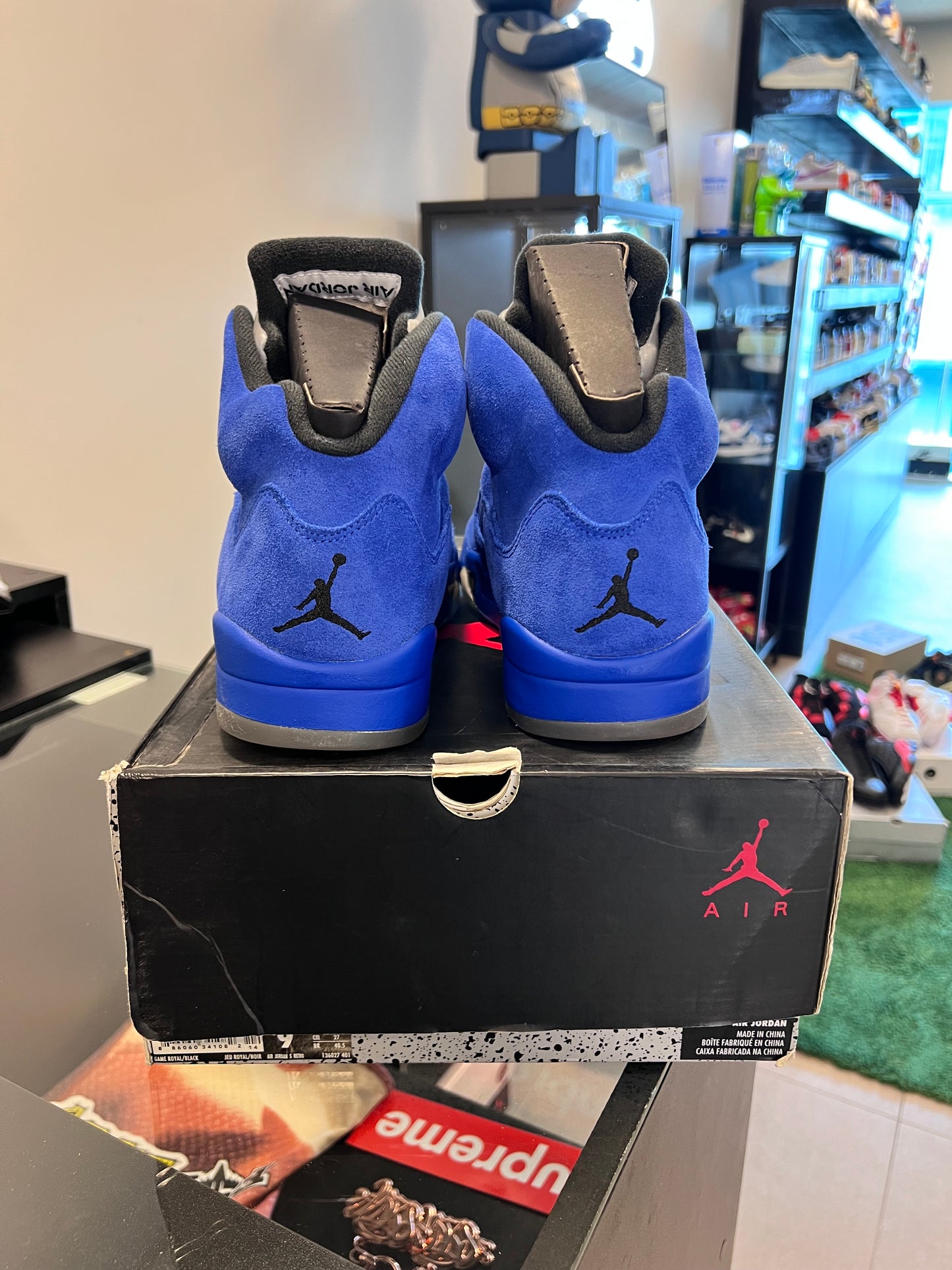 Jordan 5 Retro Blue Suede