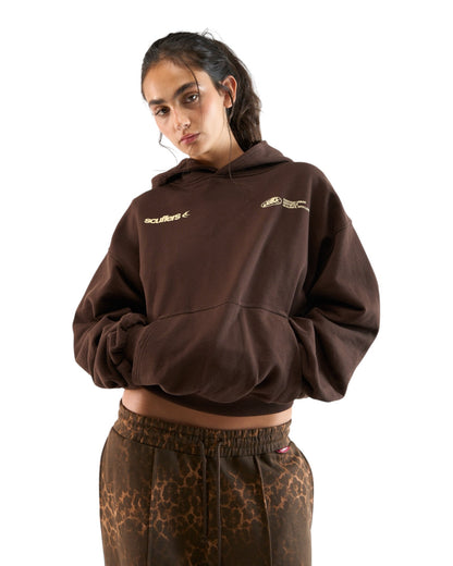Scuffers Sign Brown Hoodie