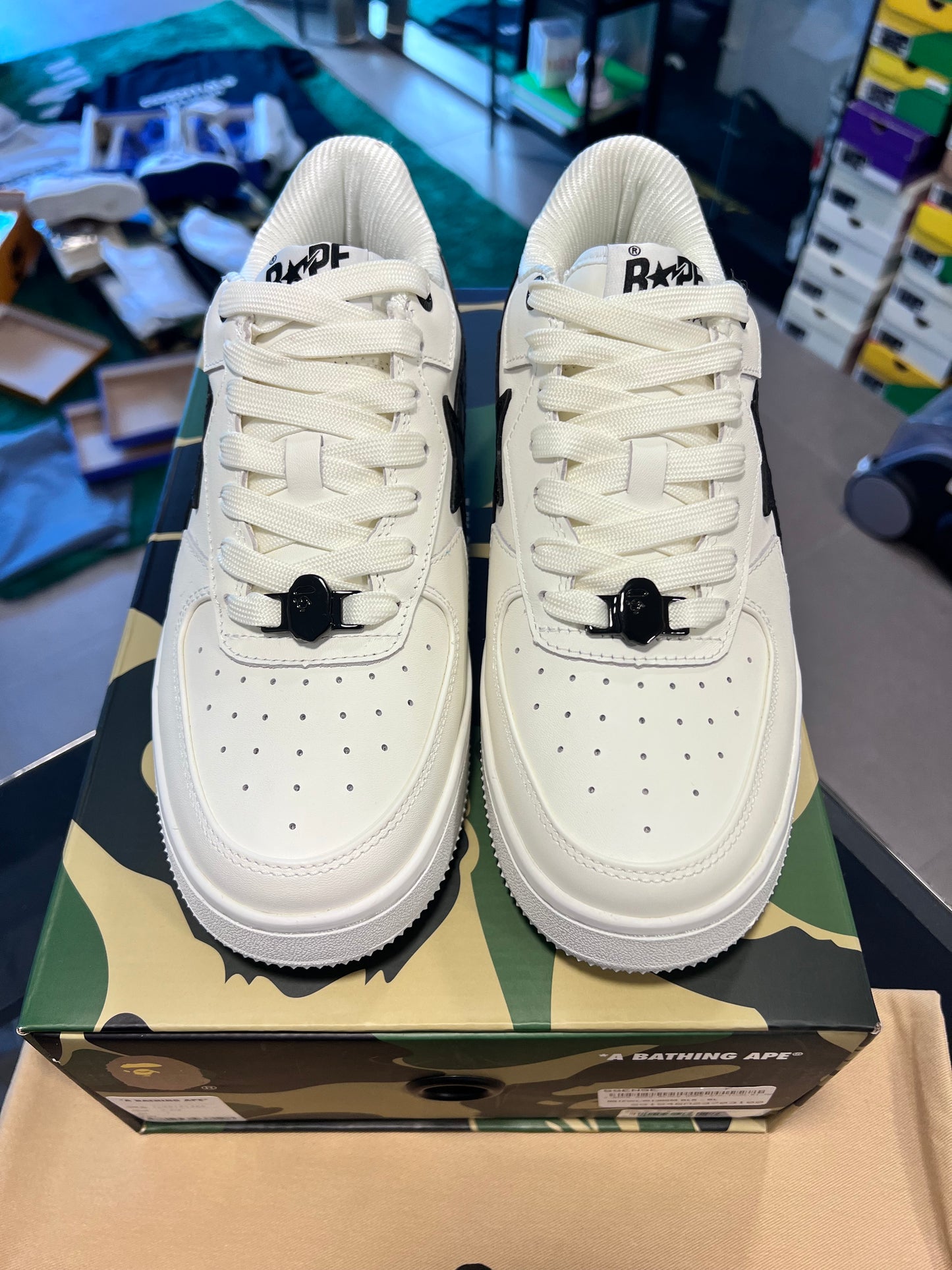 A Bathing Ape Bape Sta Icon
#1 M2 White Black