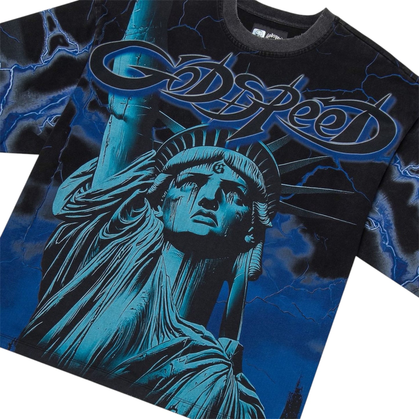 T-Shirt Godspeed Voltage LA Blue