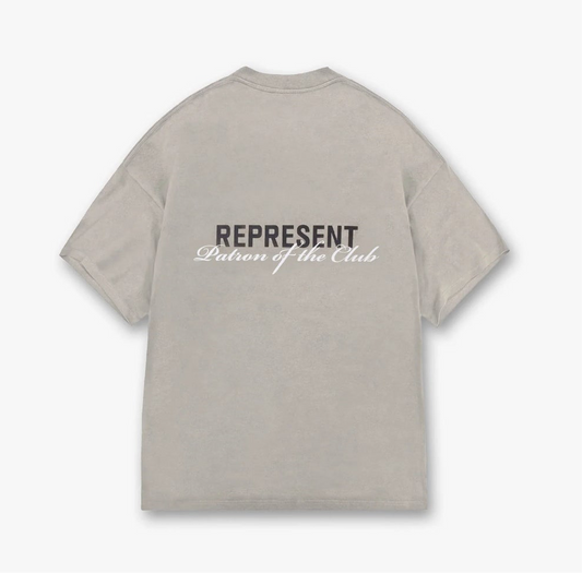Represent Of The Club T-Shirt Mudstone