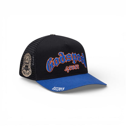 GS Forever Trucker Hat Godspeed Black/Blue/Orange Boom