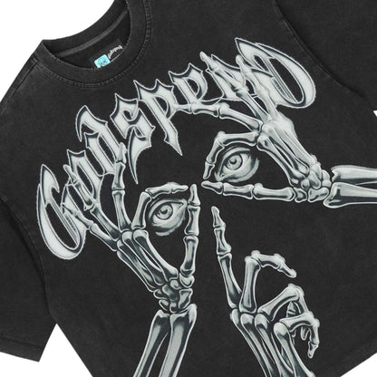 T-Shirt GDSP Silencio Black Wash