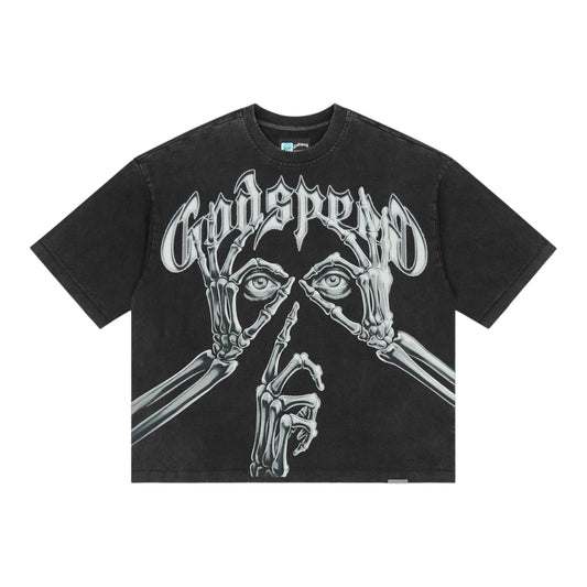 T-Shirt Godspeed Silencio Black Wash
