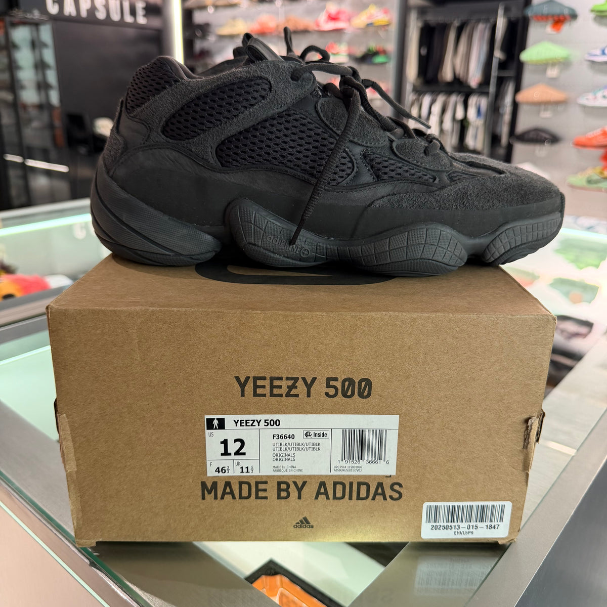 Adidas Yeezy 500 Utility Black (USADA)