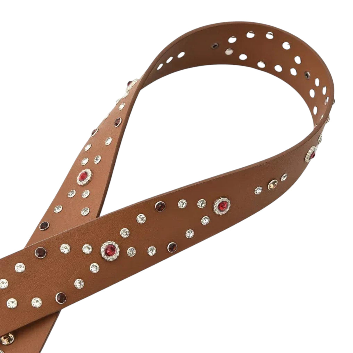 Birth Of Royal Belt Brown Lion Medal Leather