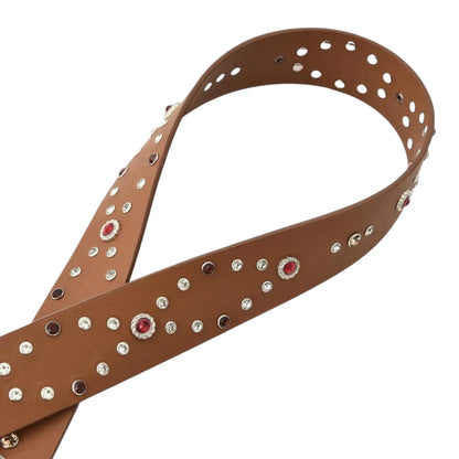 Birth Of Royal Belt Brown Lion Medal Leather