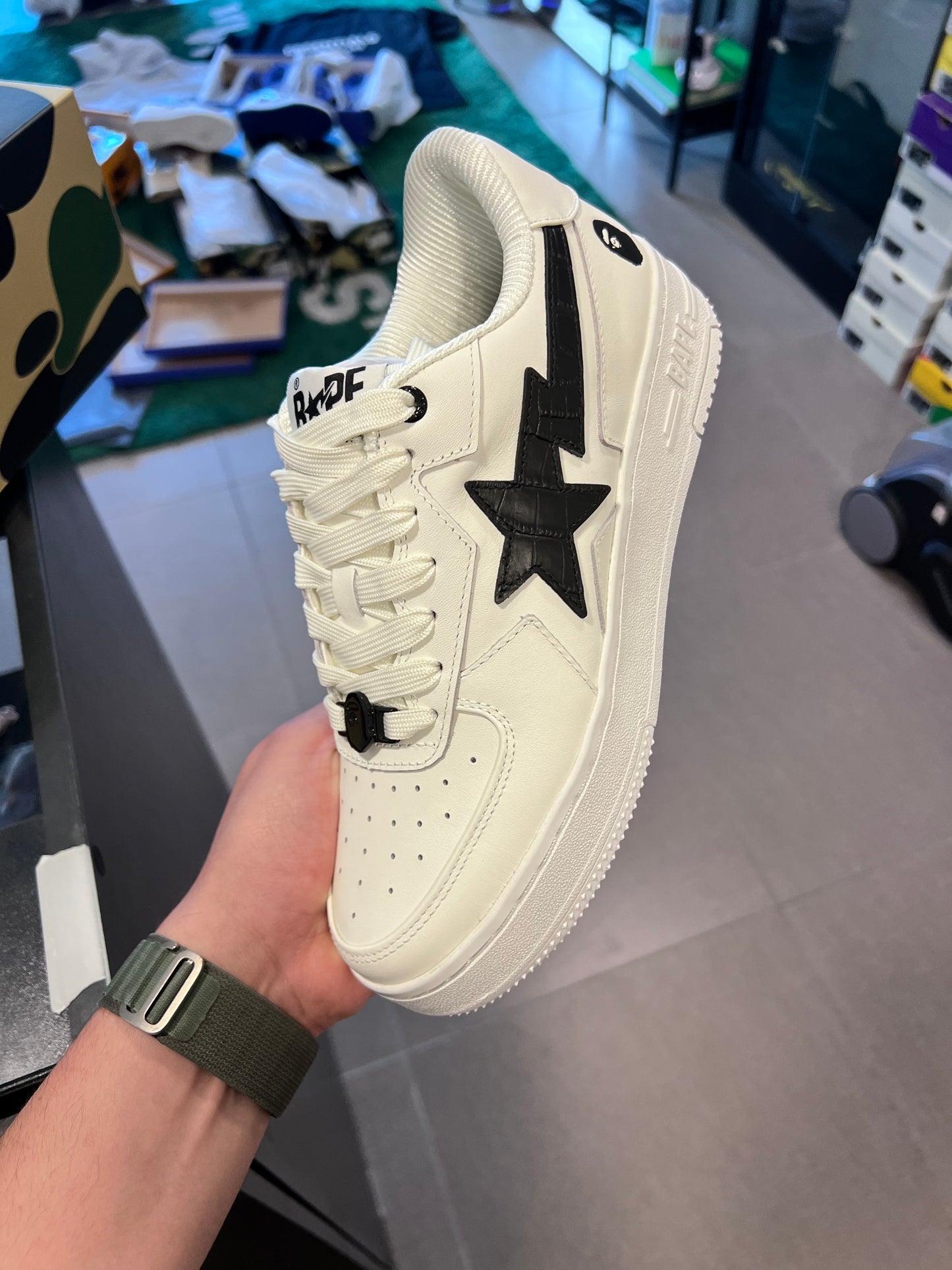 A Bathing Ape Bape Sta Icon
#1 M2 White Black