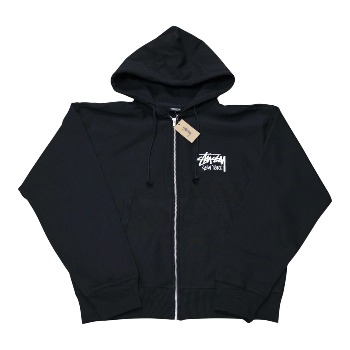 Hoodie Zip Up Stussy New York Exclusive