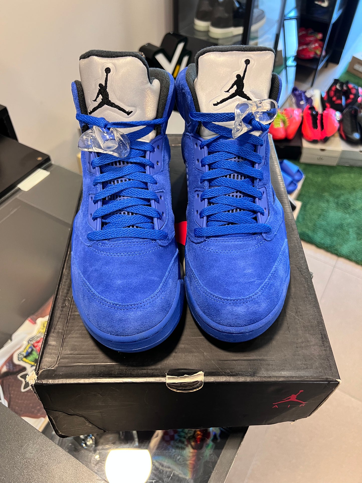 Jordan 5 Retro Blue Suede
