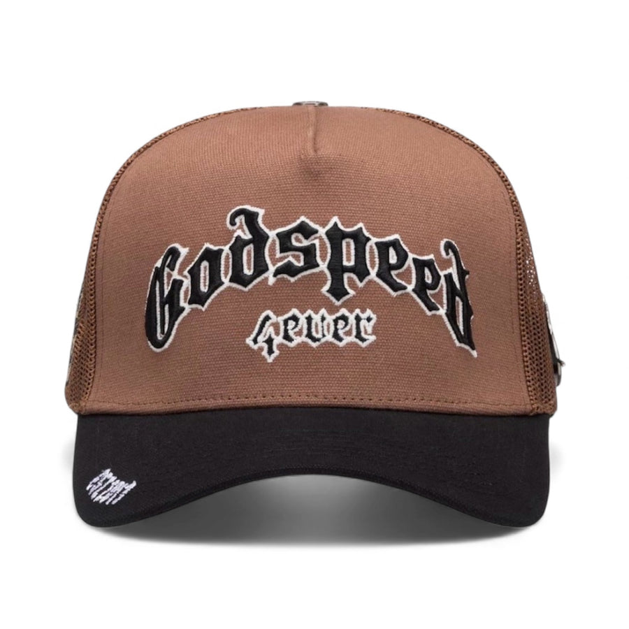 GS Forever Trucker Hat Godspeed Brown