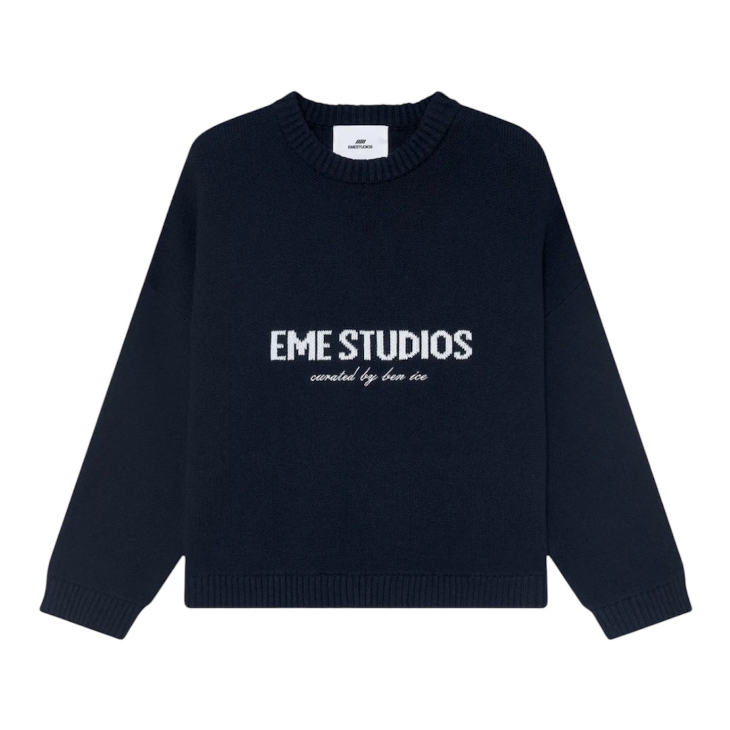 Eme Studios Master Navy Knit Sweater