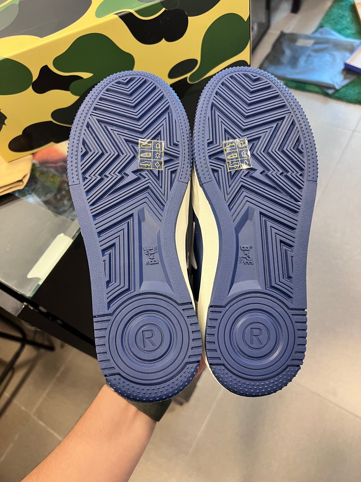 A Bathing Ape Bape Sta Low
#6 White Navy