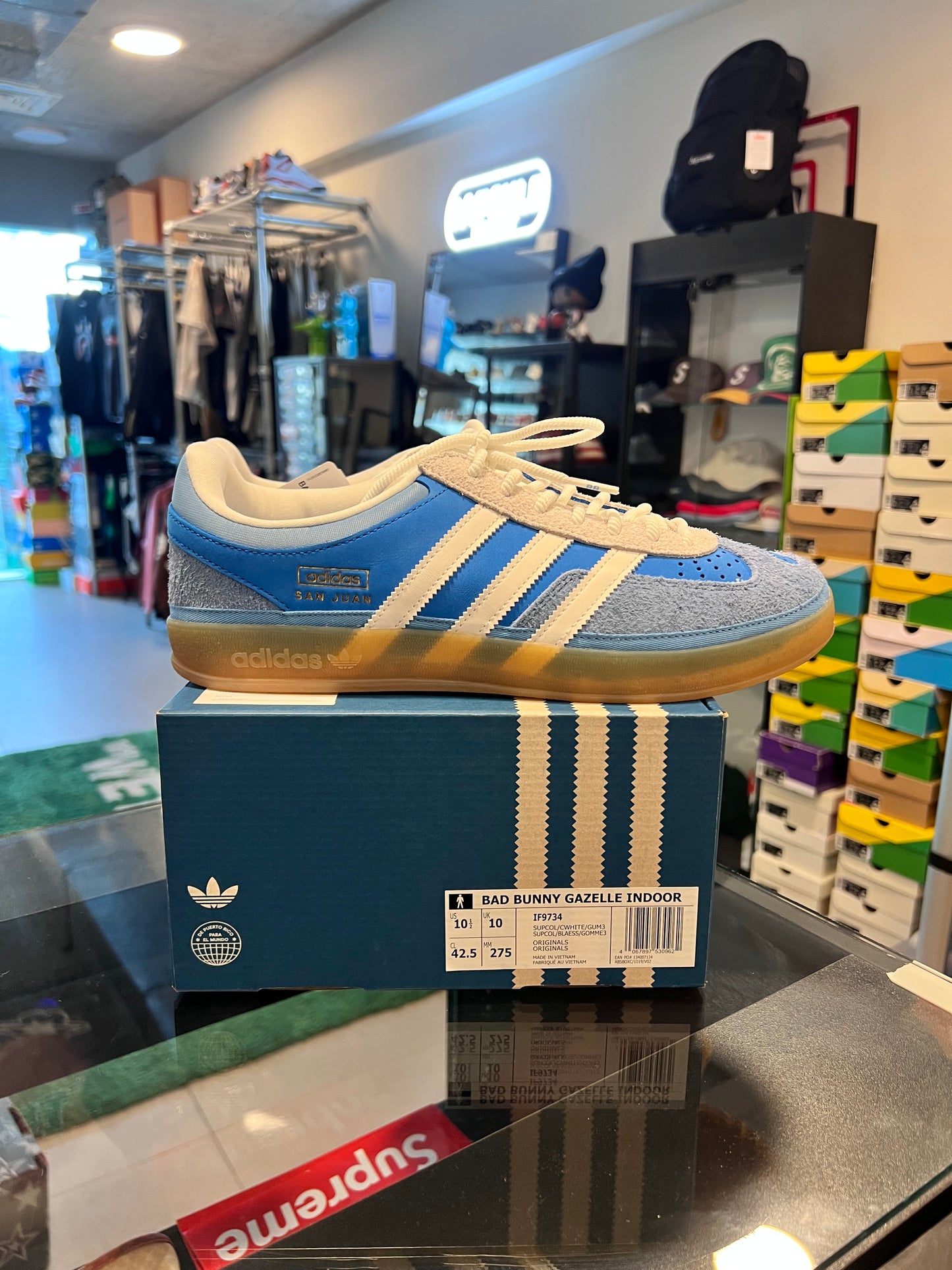 Adidas Gazelle Indoor Bad Bunny San Juan
