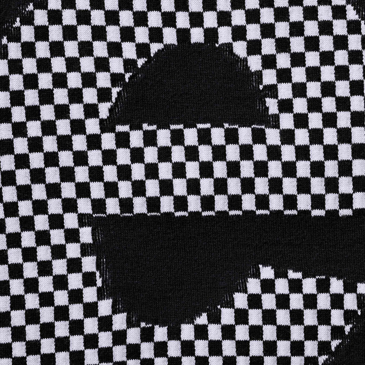 Supreme Checkerboard Intarsia S/S Top Black — 3
