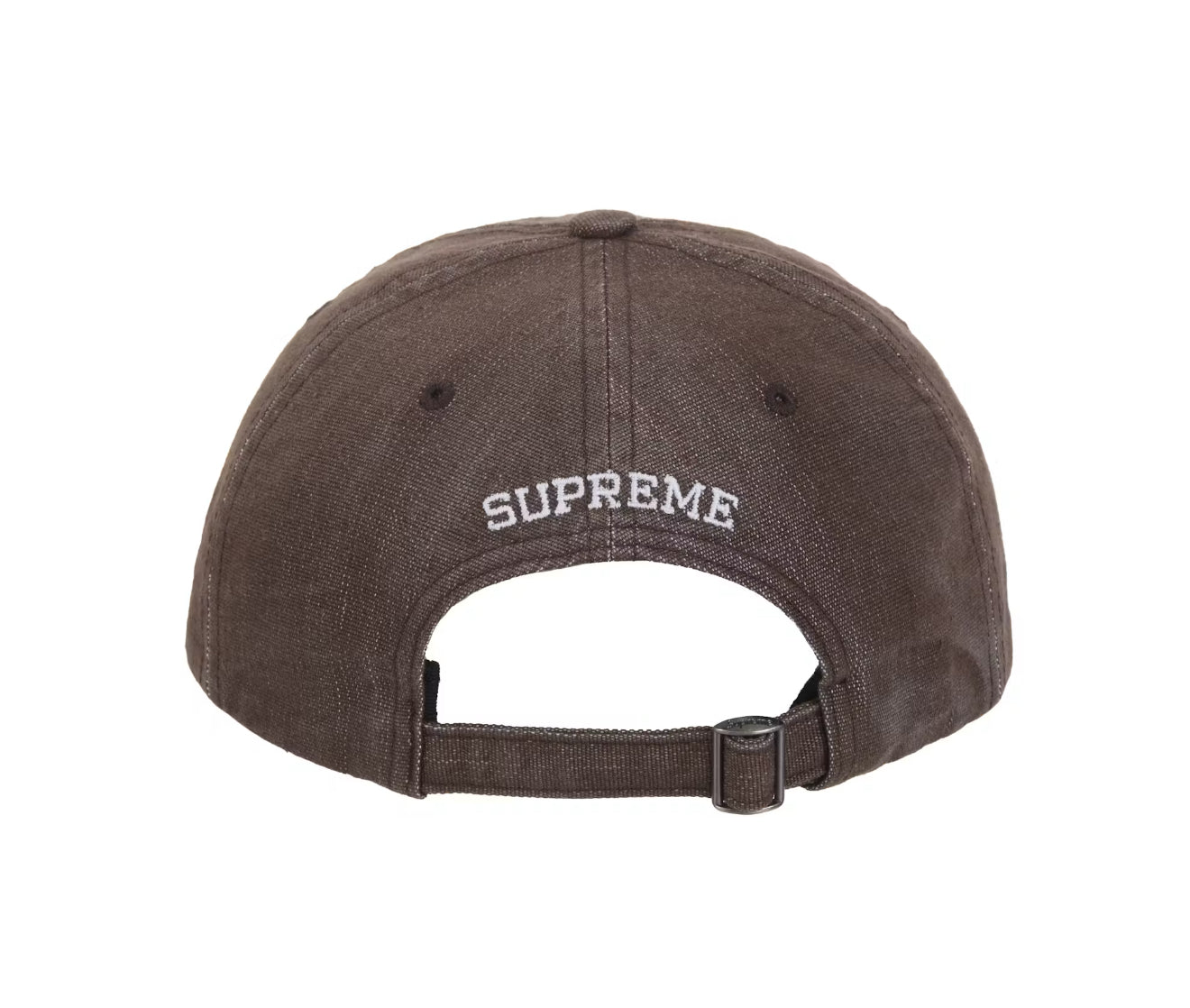 Supreme Cordura Denim S Logo 6-Panel Brown