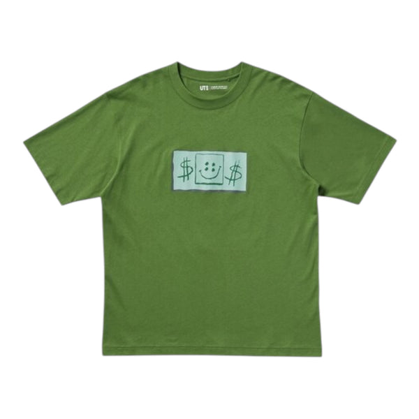 T-Shirt Uniqlo Spongebob SquarePants Cactus Plant Flea Olive