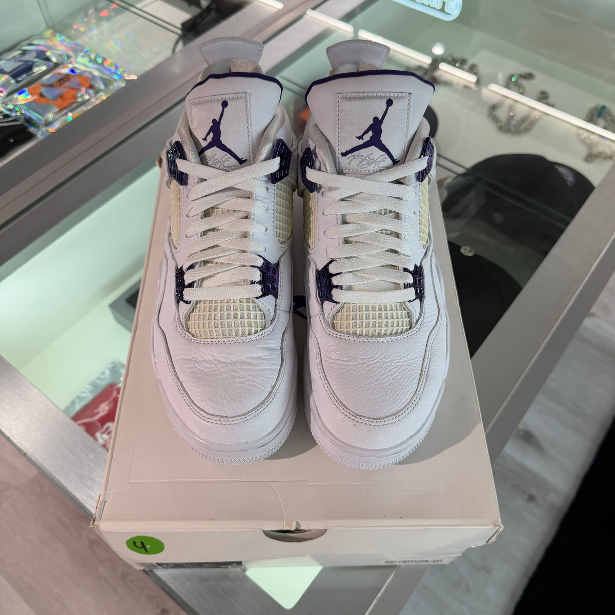 Jordan 4 Retro Metallic Purple (USADA) — 2