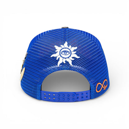GS Forever Trucker Hat Godspeed Blue/Orange Boom