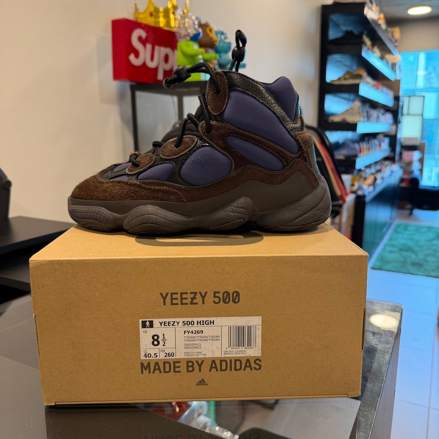 Adidas Yeezy 500 High Tyrian (USADA)