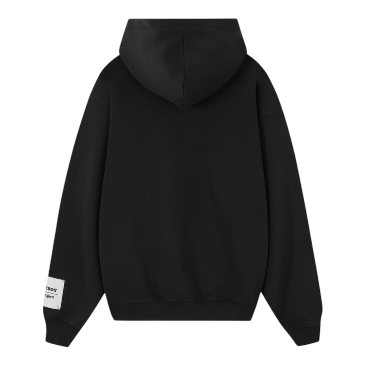 Hoodie Zip Up Nude Project Bunny Black (USADO) — 2