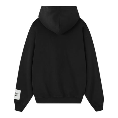 Hoodie Zip Up Nude Project Bunny Black (USADO)