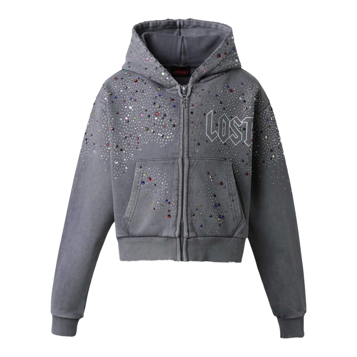 Hoodie Zip Up Lost Intricacy Women’s Stone Wash Inverse 2.0