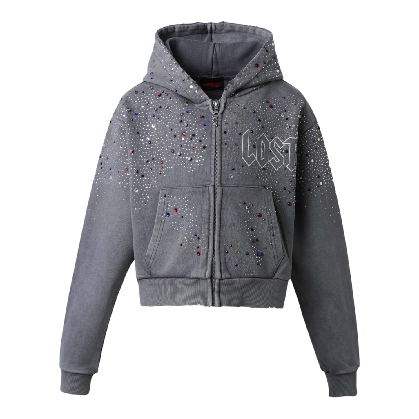 Hoodie Zip Up Lost Intricacy Women’s Stone Wash Inverse 2.0