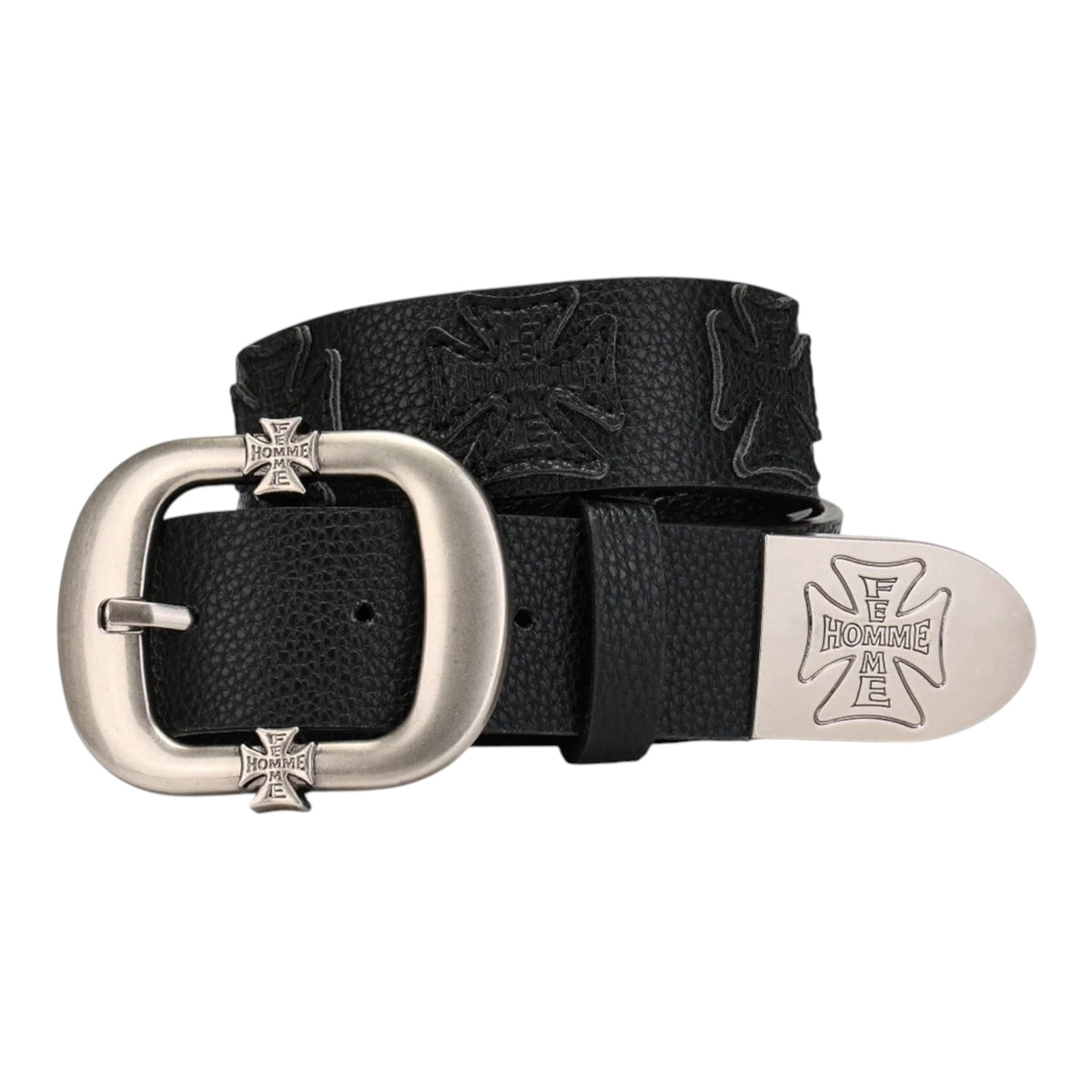 Belt Black on Black Iron Crest Patch