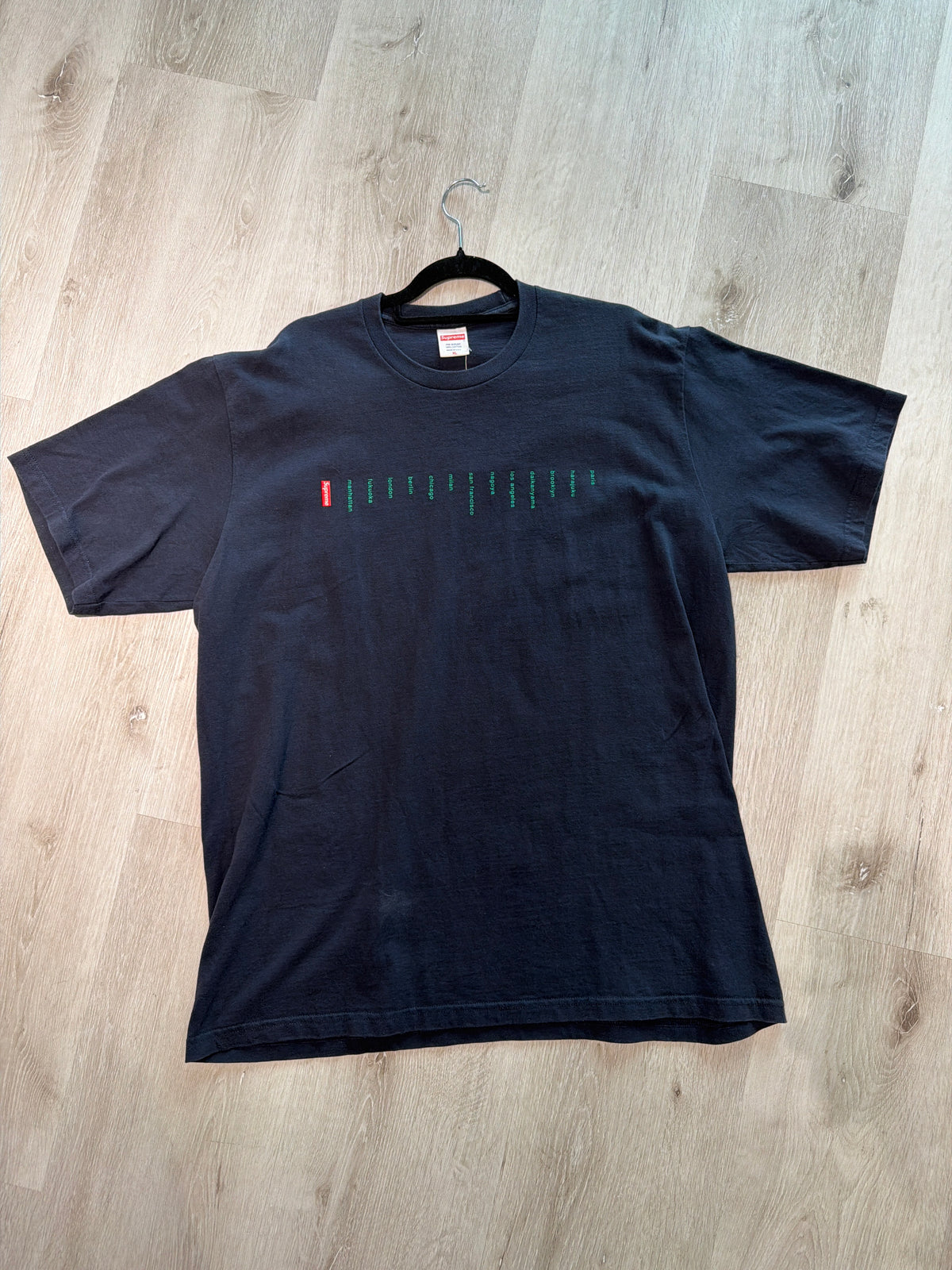 Supreme tee blue marine SS23 — 2