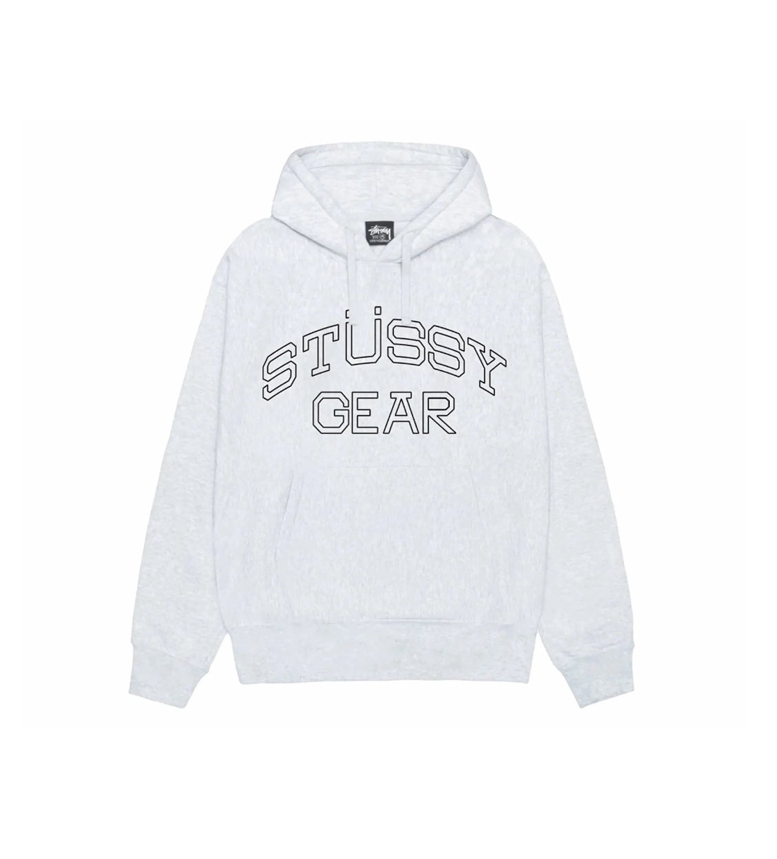 Stussy Gear Hoodie Ash Heather