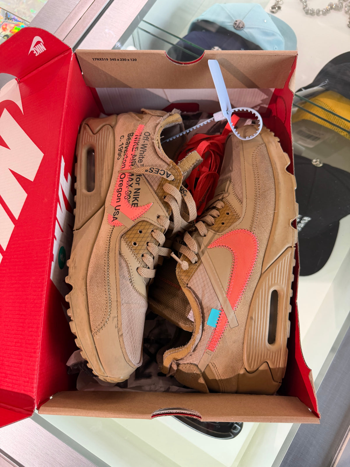Nike Air Max 90 Off-White Desert Ore (USADA) — 7