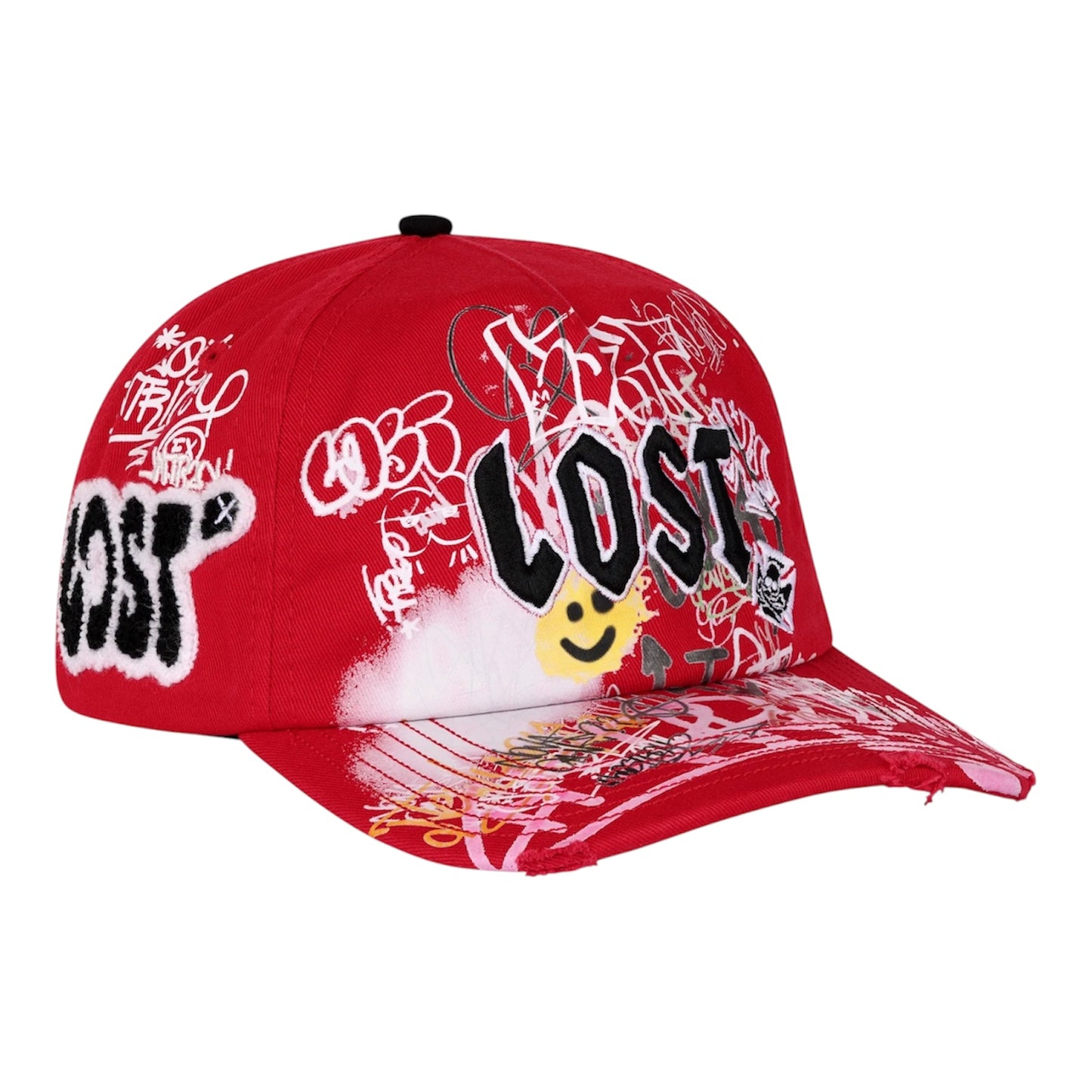 Cap Lost Intricacy Red NY Canvas