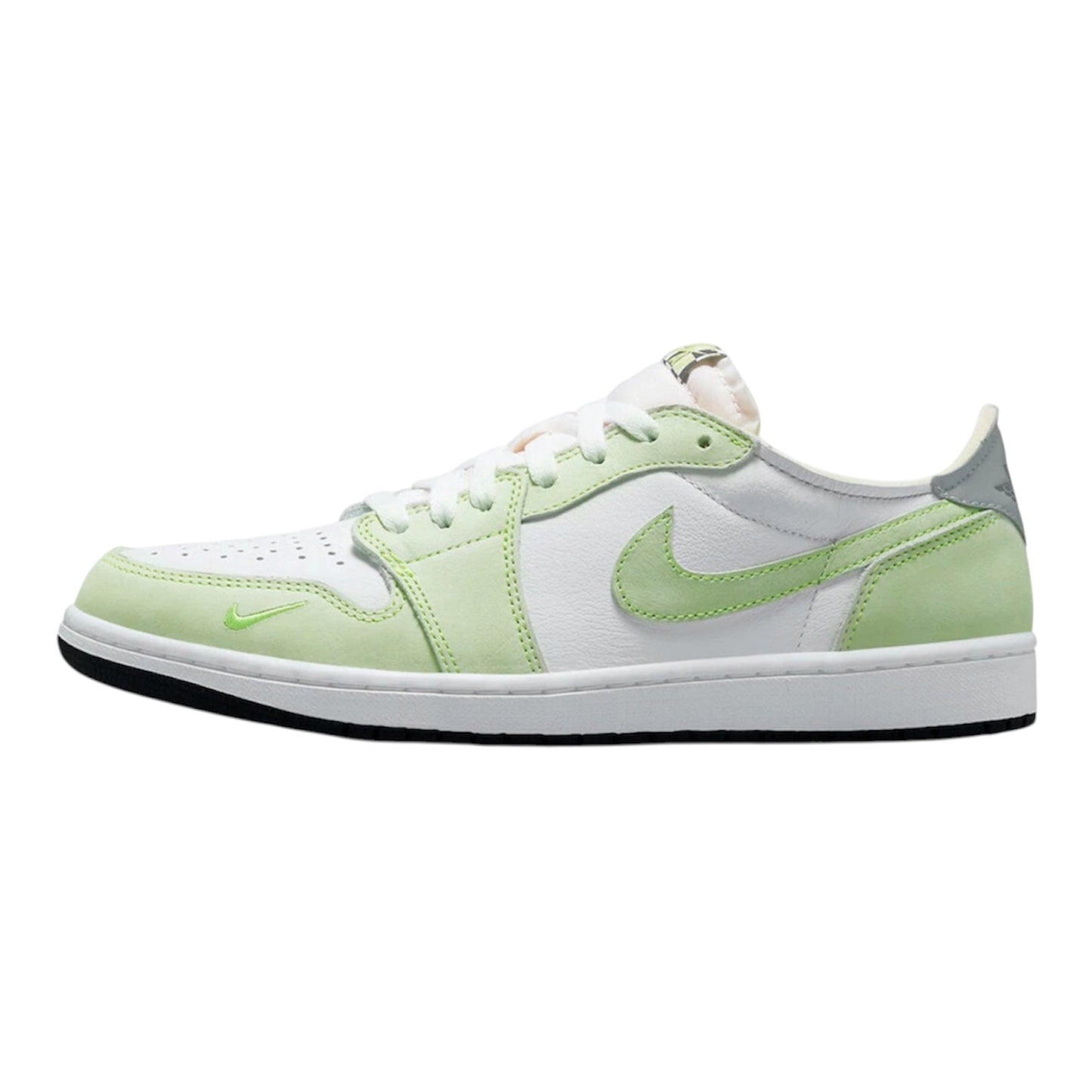 Jordan 1 Retro Low White Ghost Green Black