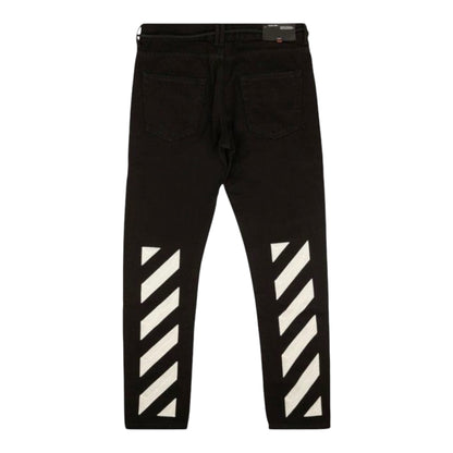 Off-White Blench Denim Jeans Black