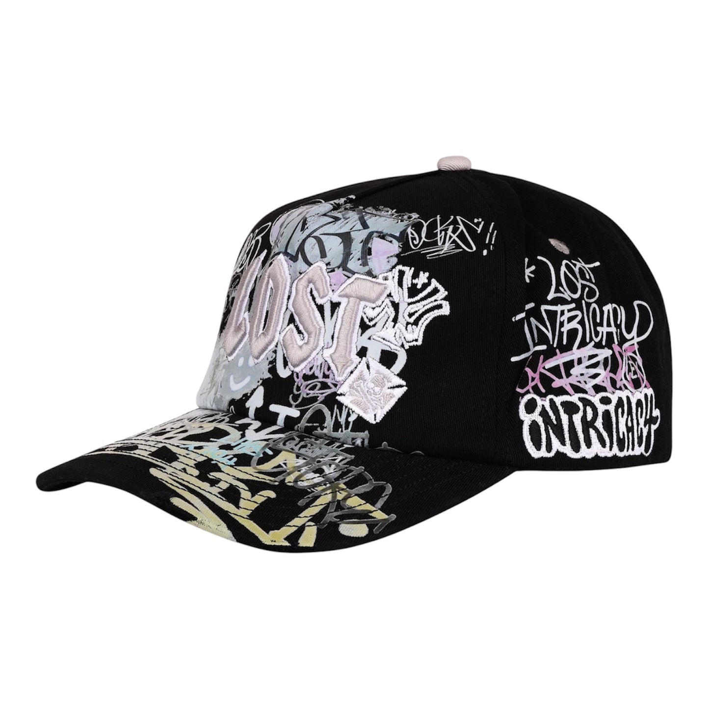 Cap Lost Intricacy Black/White NY Canvas