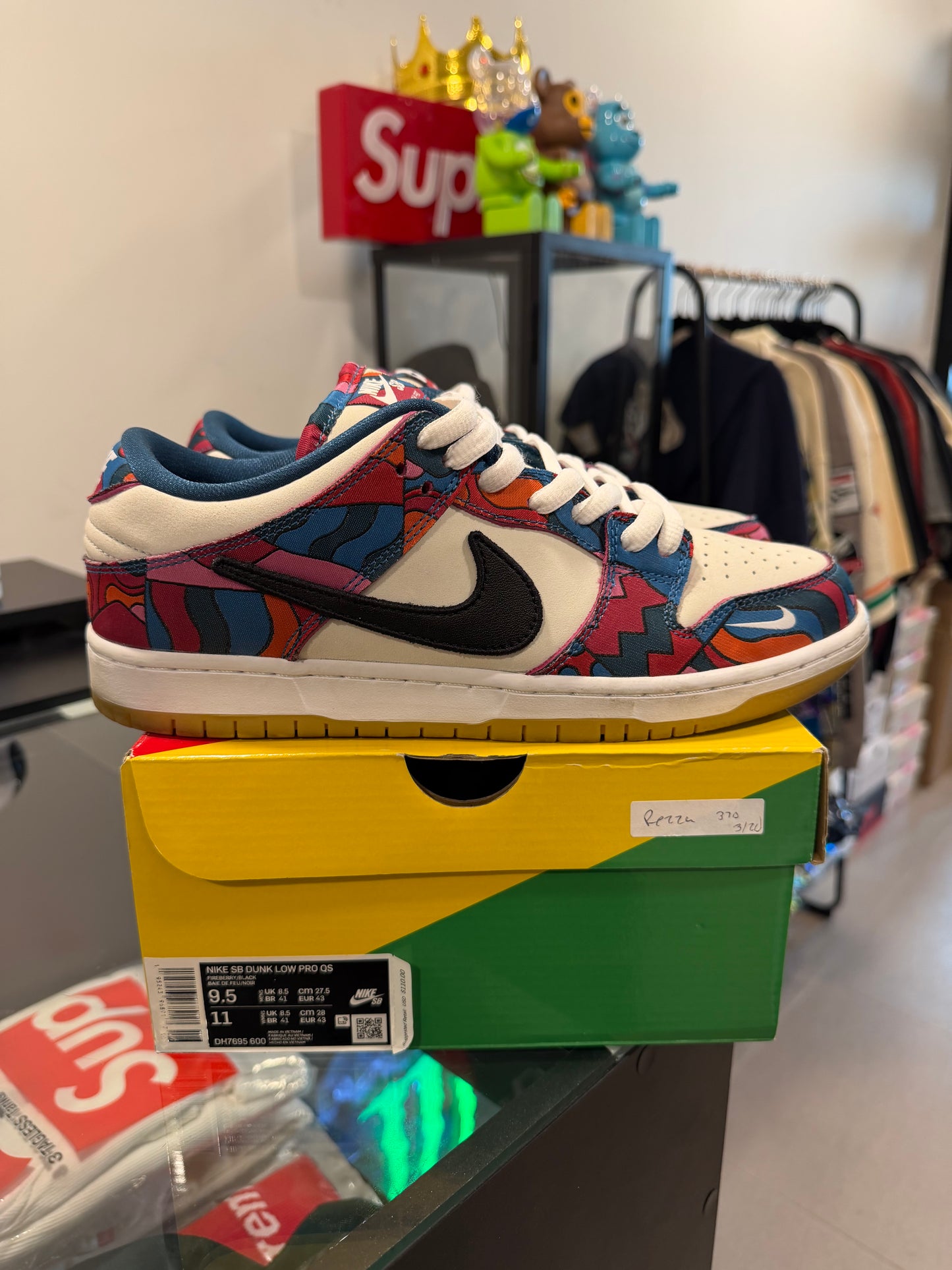Nike Sb Dunk Low Pro Parra Abstract Art 2021 (USADA)