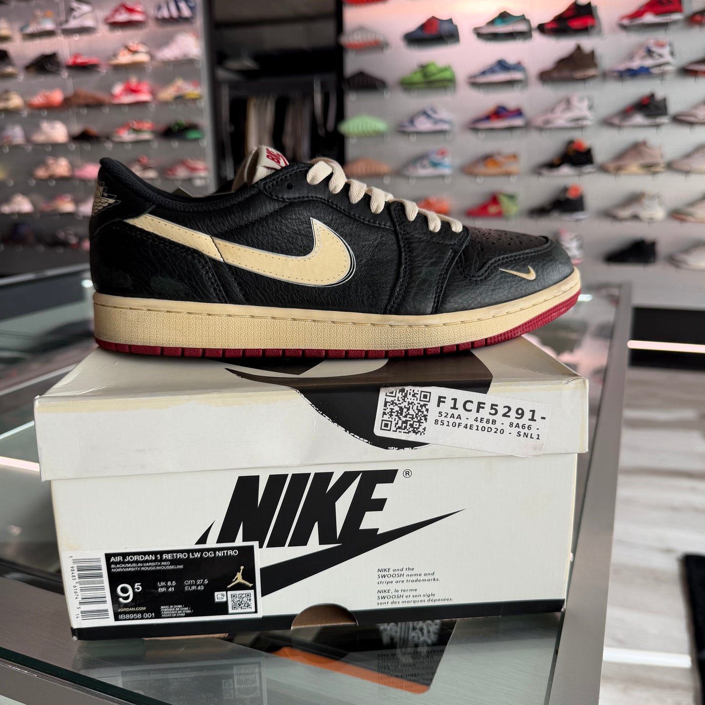 Jordan 1 Retro Low OG Nigel Sylvester Better White Time (USADA)