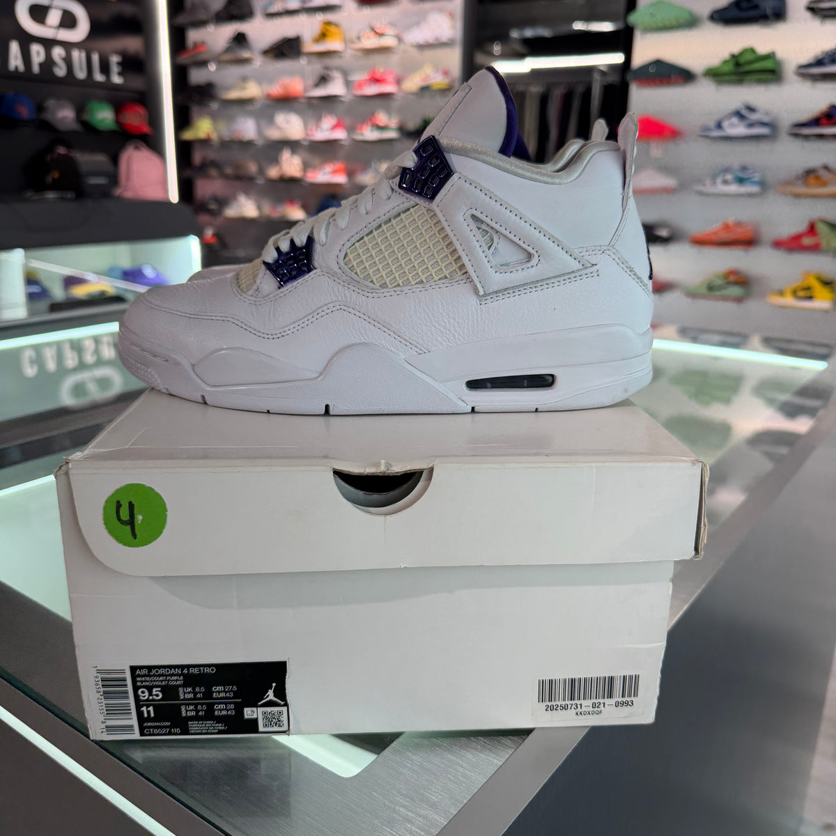 Jordan 4 Retro Metallic Purple (USADA) — 5