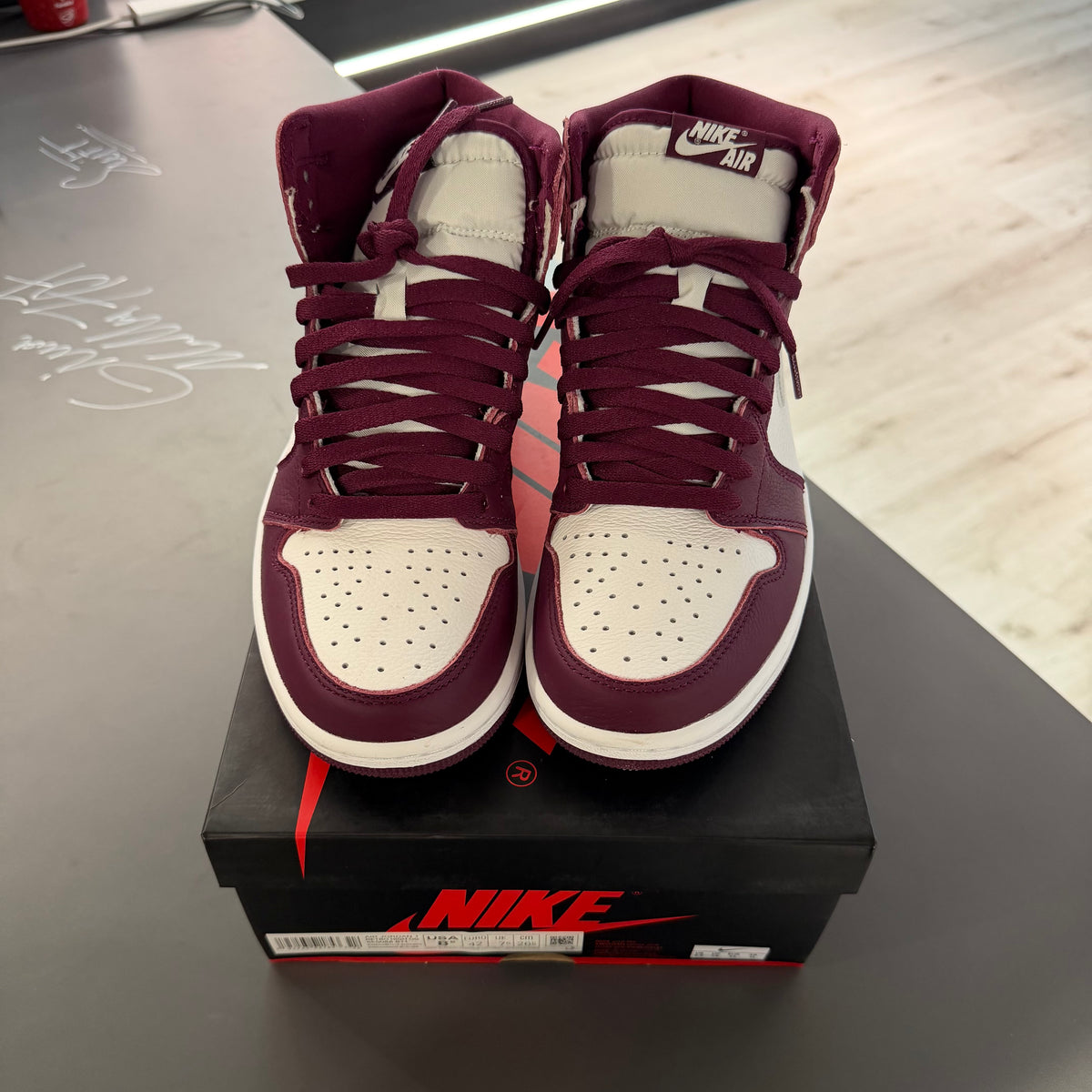 Jordan 1 Retro High OG Bordeaux (USADA) — 2